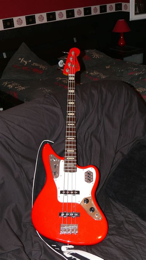 fender deluxe jaguar hot rod red series 1 nos